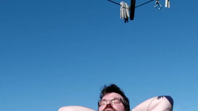 Enjoying the first warm day of spring